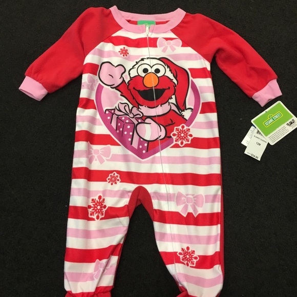 elmo footie pajamas